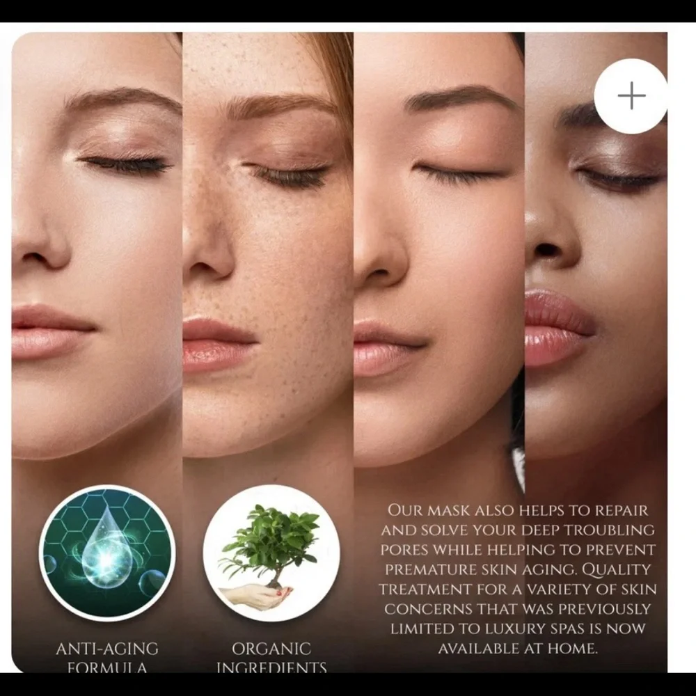 Gold LED Skincare Mask - Picture 3 of 14